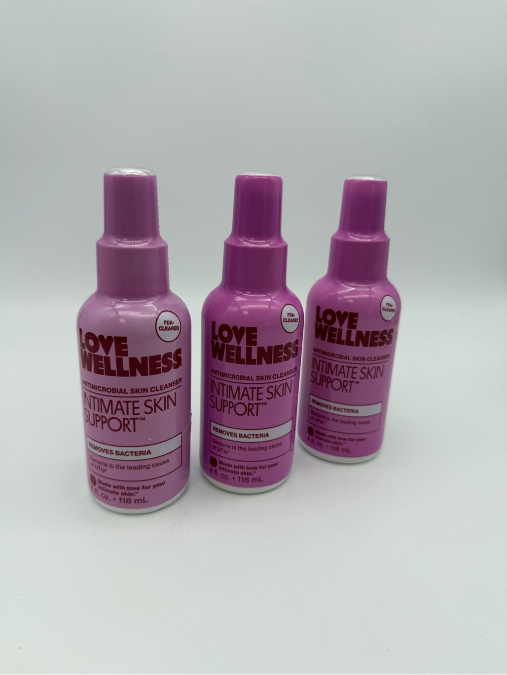 3x1 Intimate Skin Support Antimicrobial Cleanser - Pink